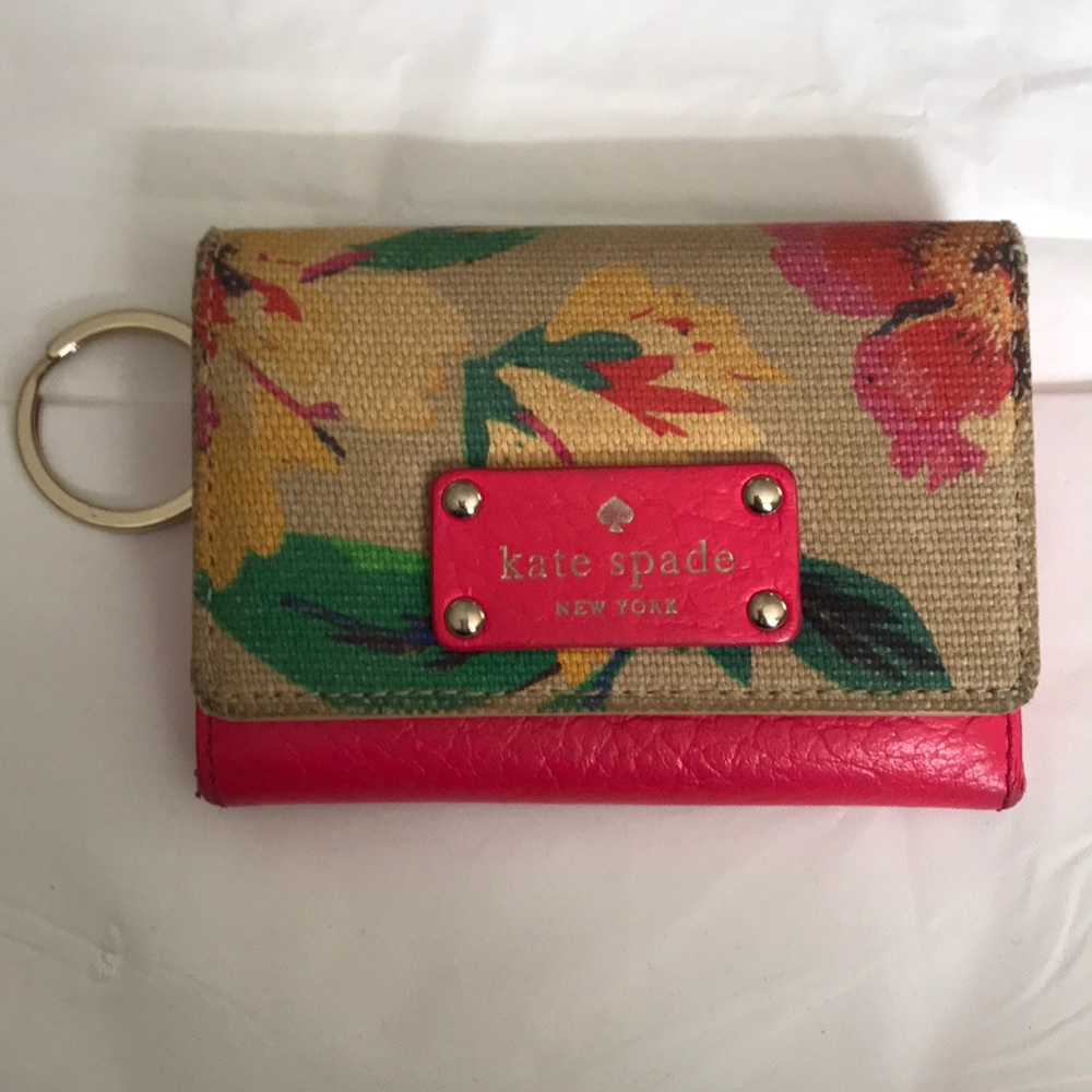 Kate Spade Card Case With Keychain